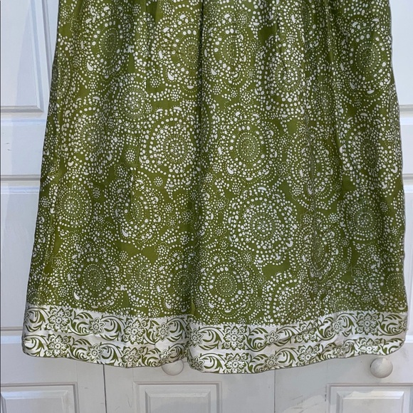 Liz Claiborne Green Patterned Midi Dress - Picture 4 of 10